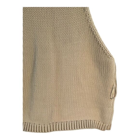 Banana Republic Women’s Beige Halter-Neck Tank Sweater Size L PETITE - Picture 8 of 12